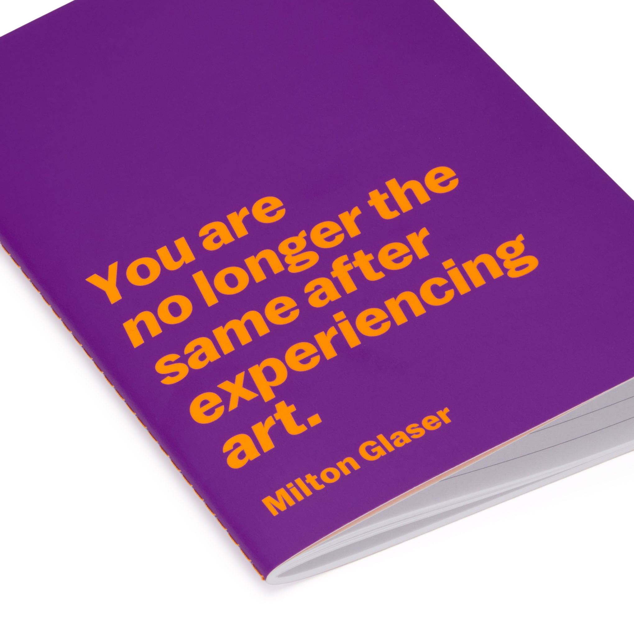 MoMA Milton Glaser Quote Notebook