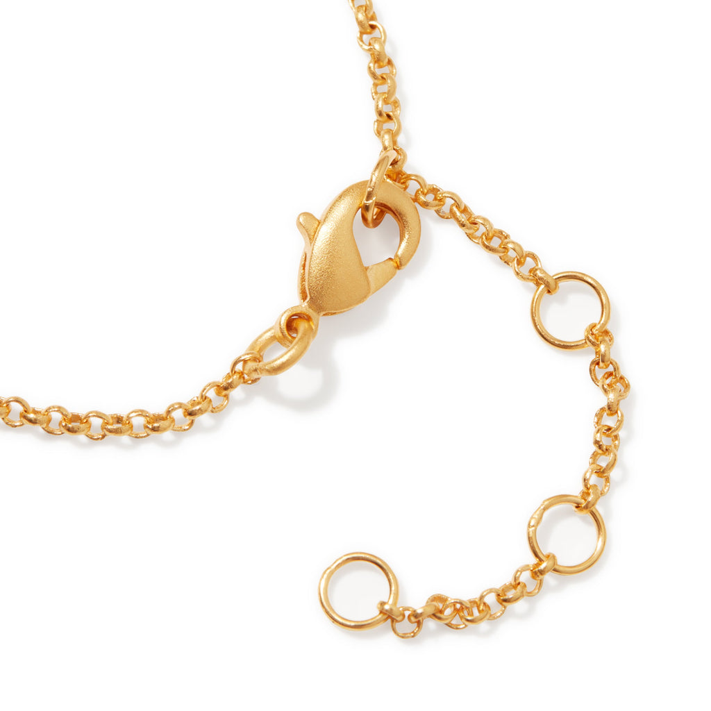 Joan Mir?? Gold-Plated Linear Dots Necklace