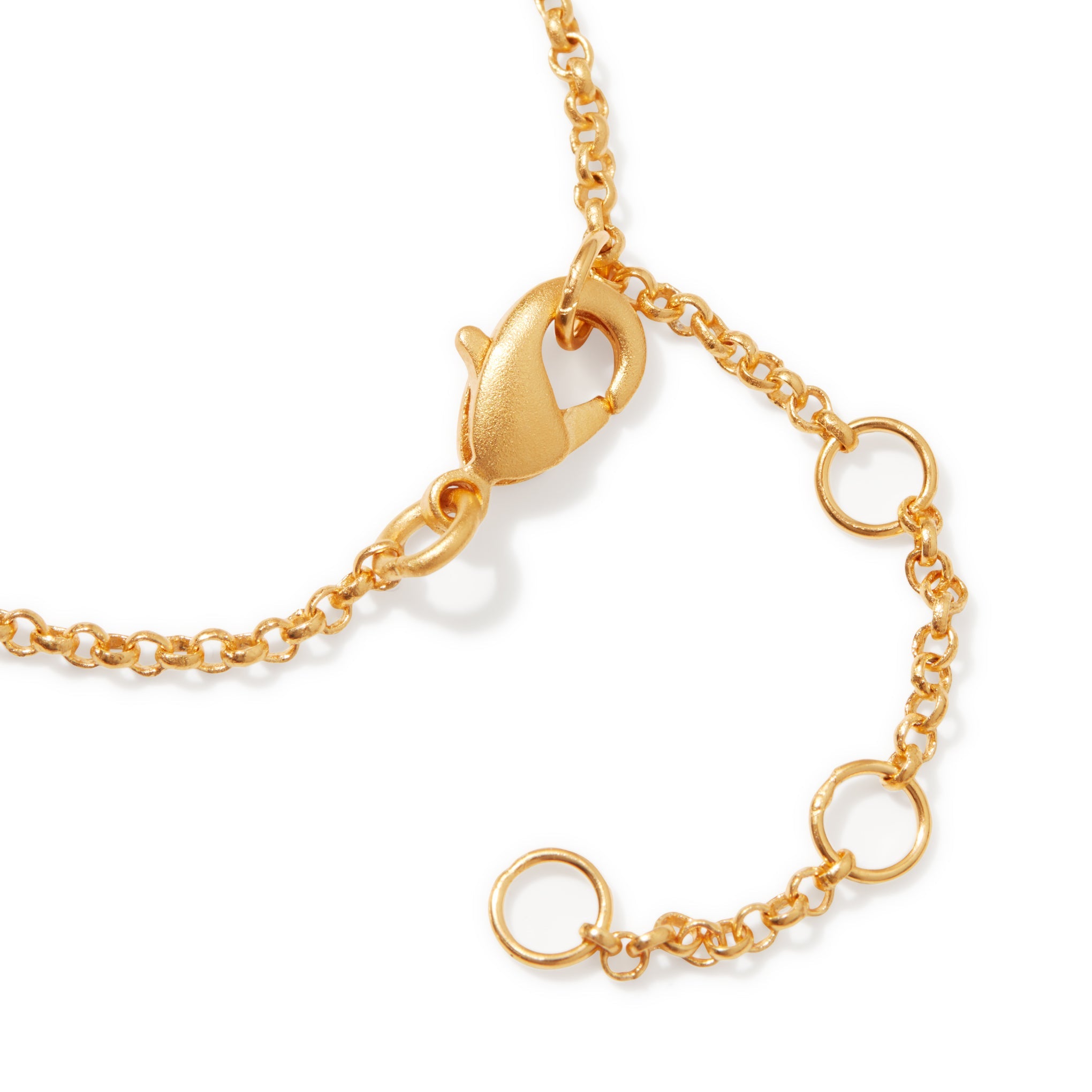 Joan Mir?? Gold-Plated Linear Dots Necklace