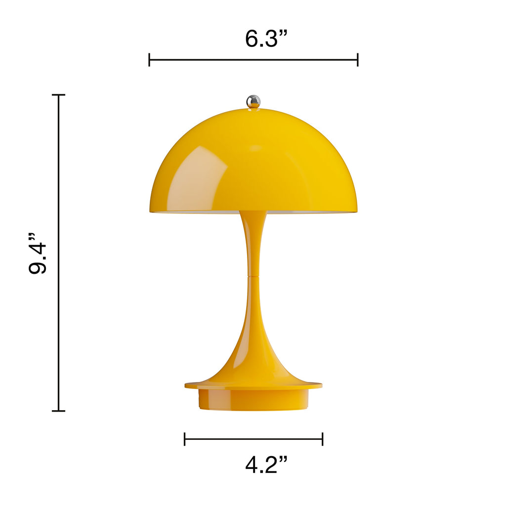 Panthella 160 Portable Table Lamp - Yellow