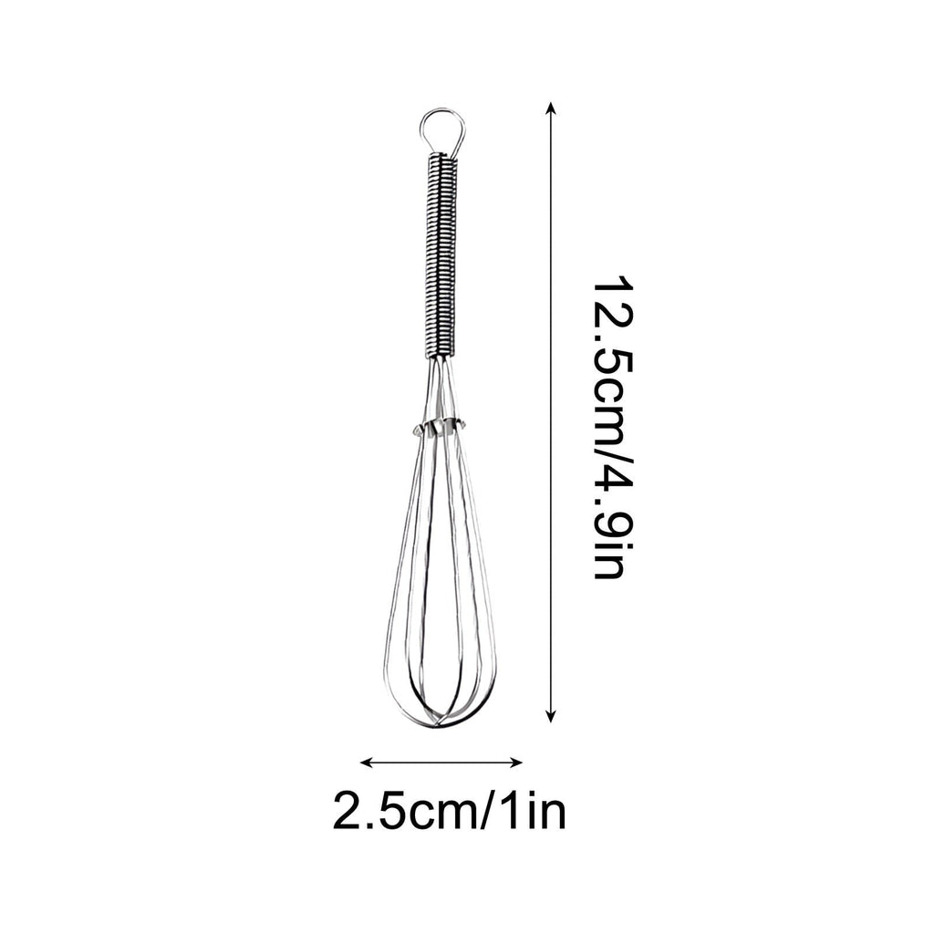 Stainless Steel Whisk Set - Thin Handle Wisk Balloon Wire Whisk Kitchen Tool for Cooking, Baking, Mixing Blending, Wh...