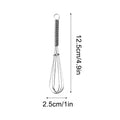Stainless Steel Whisk Set - Thin Handle Wisk Balloon Wire Whisk Kitchen Tool for Cooking, Baking, Mixing Blending, Wh...
