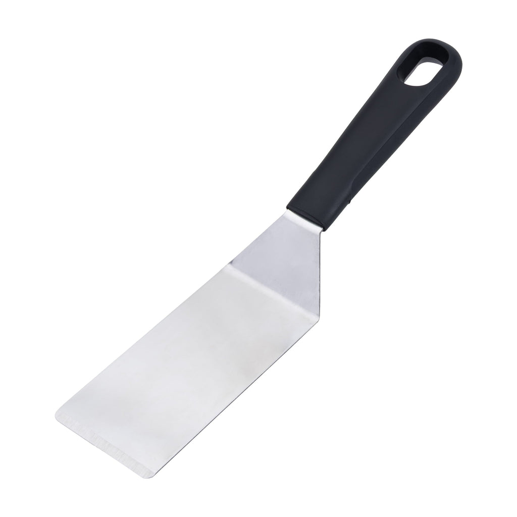 Stainless Steel Mini Dessert Spatula with Softgrip Handle for Serving Pancakes or Desserts