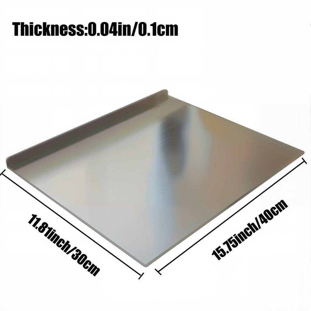 Stainless Steel Cutting Boards 15.75"x 11.8" Cutting Boards for Kitchen, Suitable for Meat, Fruits, Vegetables