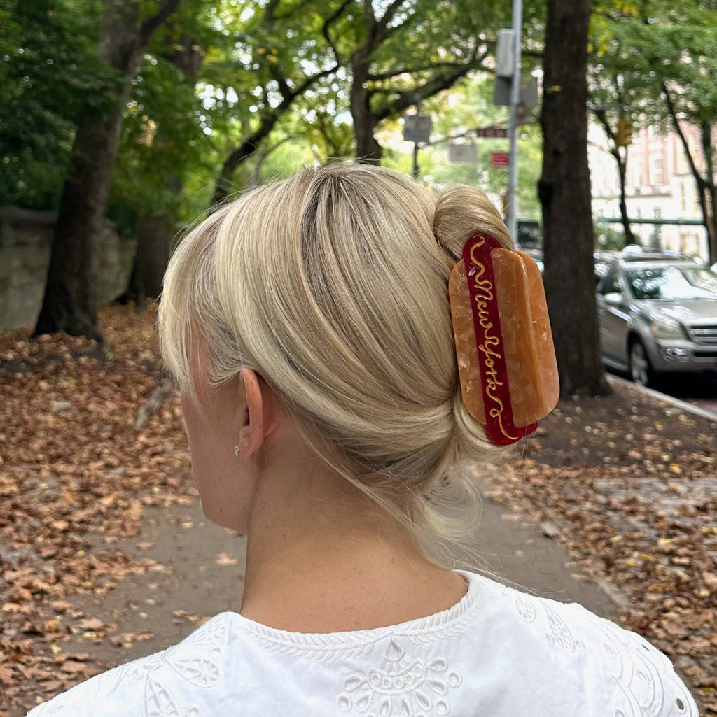 Solar Eclipse Hair Clip - Hot Dog