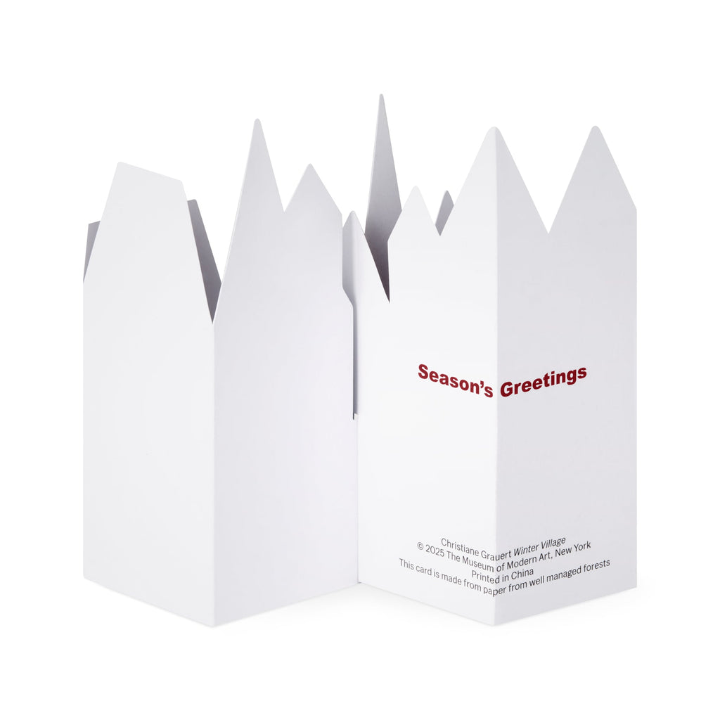 Winter Village Holiday Pop-Up Cards - Set of 8