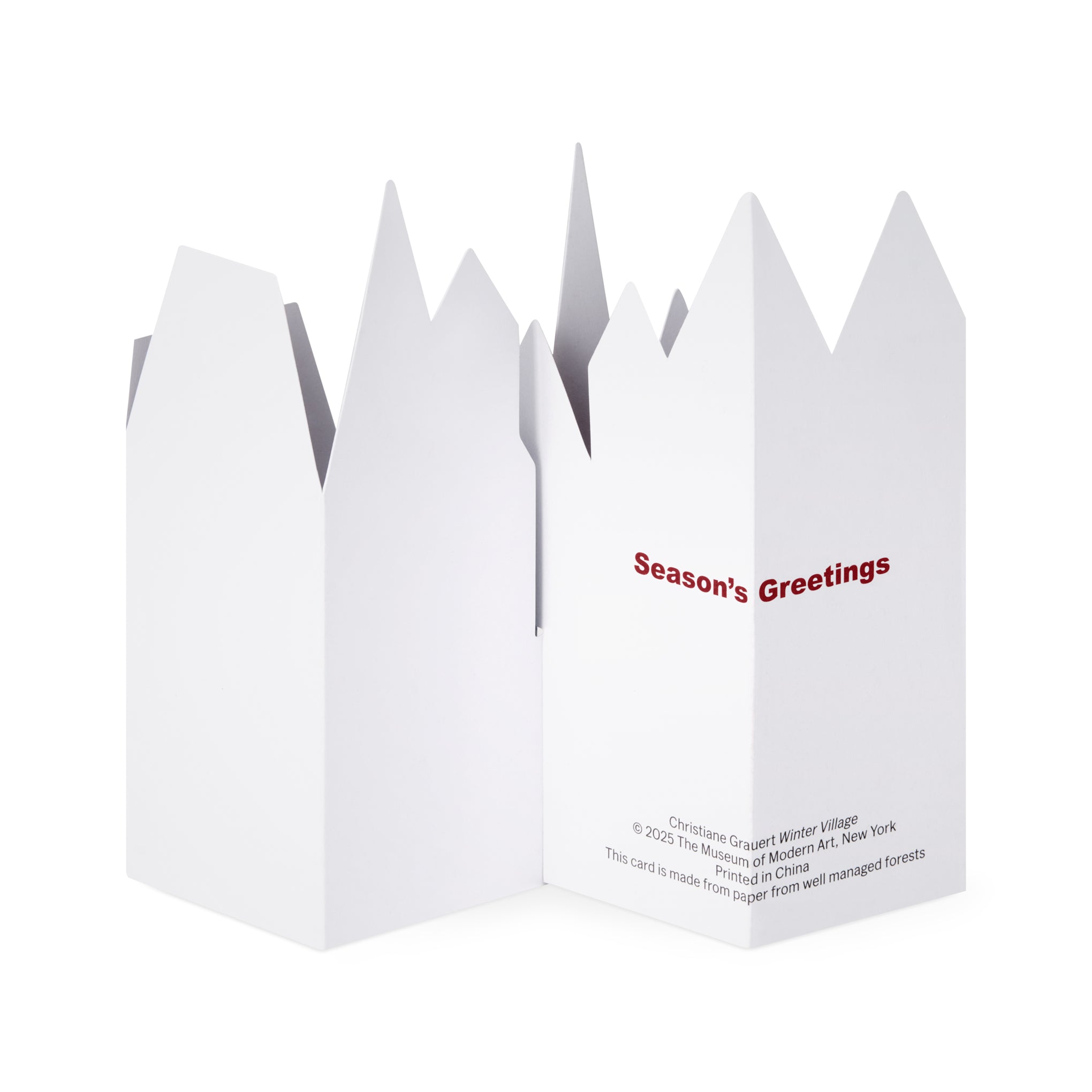 Winter Village Holiday Pop-Up Cards - Set of 8