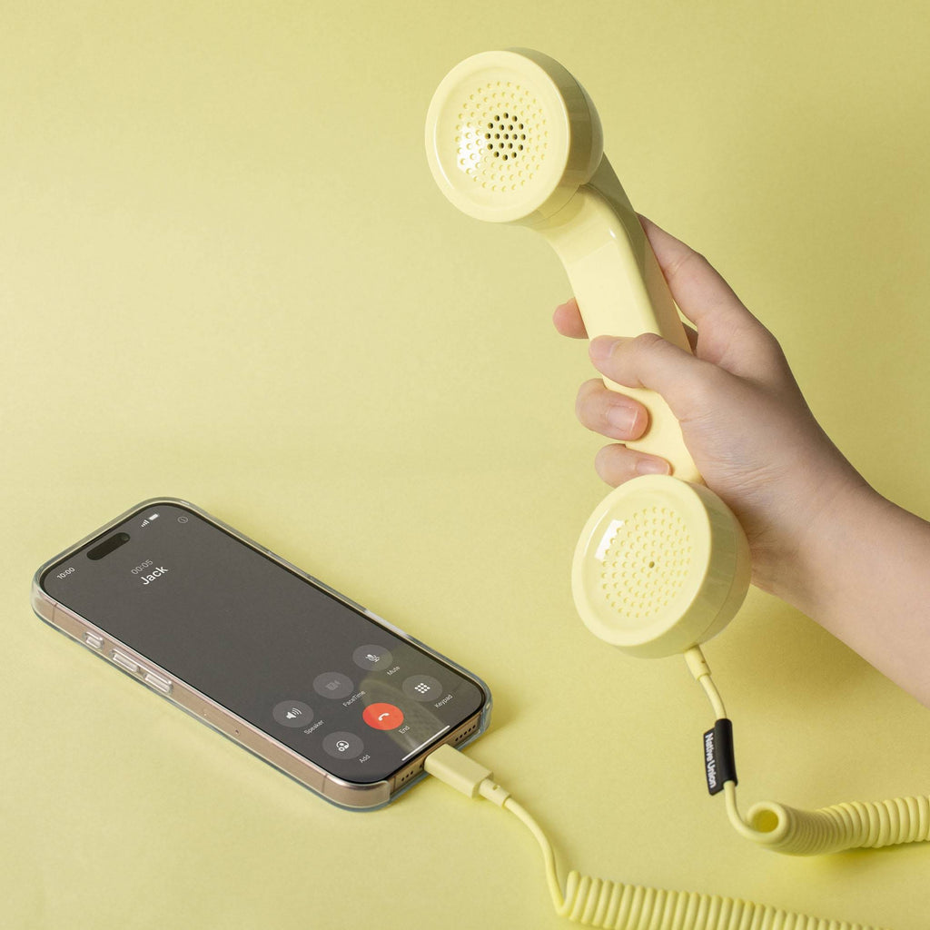 Native Union Retro Pop Phone for Smartphone - Lemon