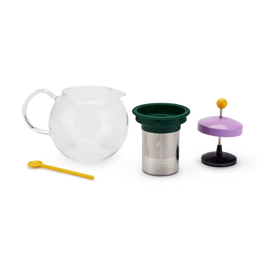Bodum Assam Brew Teapot - Yellow/ Lilac