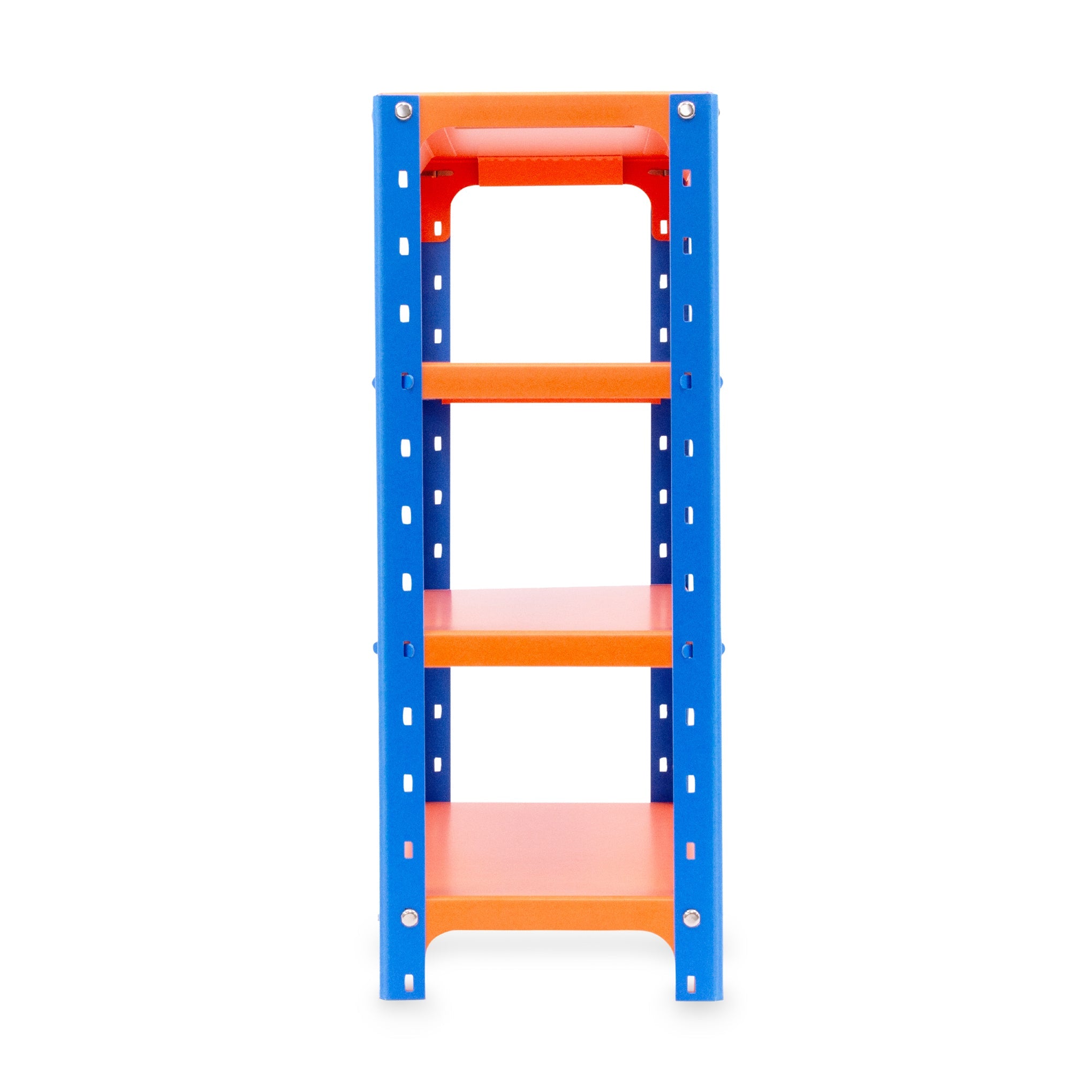 Paper Shelves Rack - Blue/ Orange