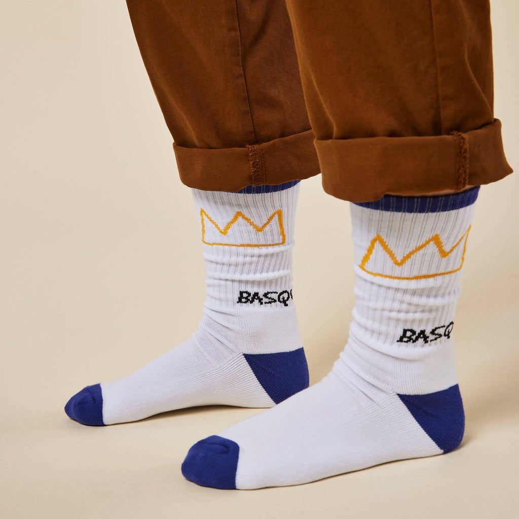 Jean-Michel Basquiat Socks - Crown