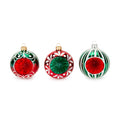 Classic Glass Ornaments - Set of 3