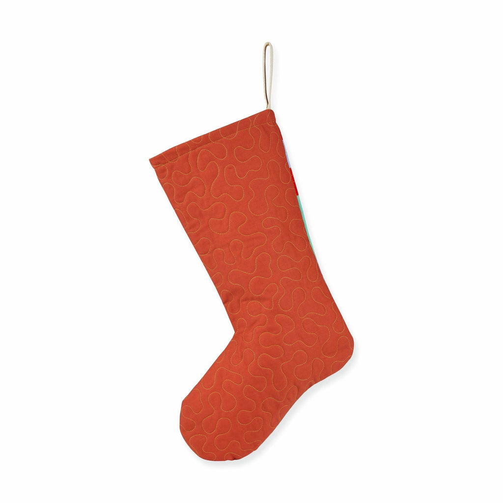 Hand-Quilted Christmas Stocking - 1