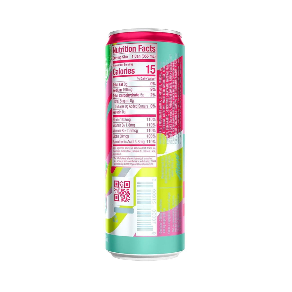 Sugar Free Energy Drinks Variety Pack, Pink Slush, orange kiss, cherry twist, Low - Calorie, Energy Boost Drinks 12 oz (Pack Of 6)