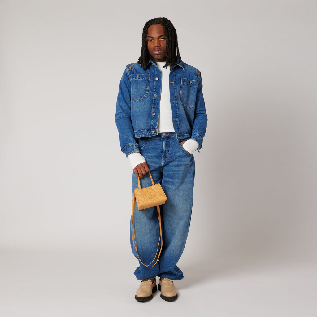 Telfar Tyvek Shopping Bag - Brown