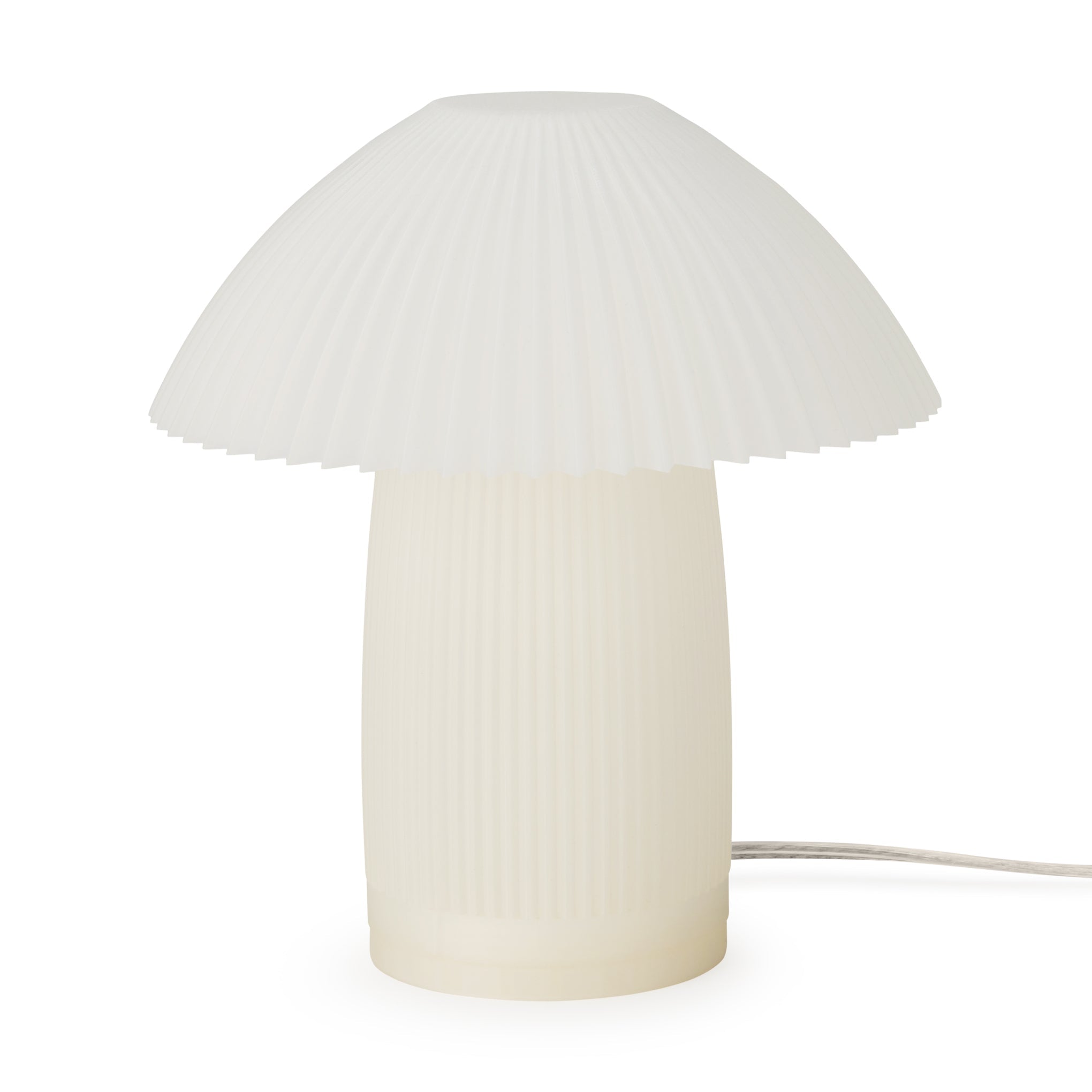 Kinoko Recycled Plastic Table Lamp - White