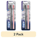 (2 pack)  Toothbrush Pro Whitening Brilliance, Extra Soft, Black and C, 2 Count