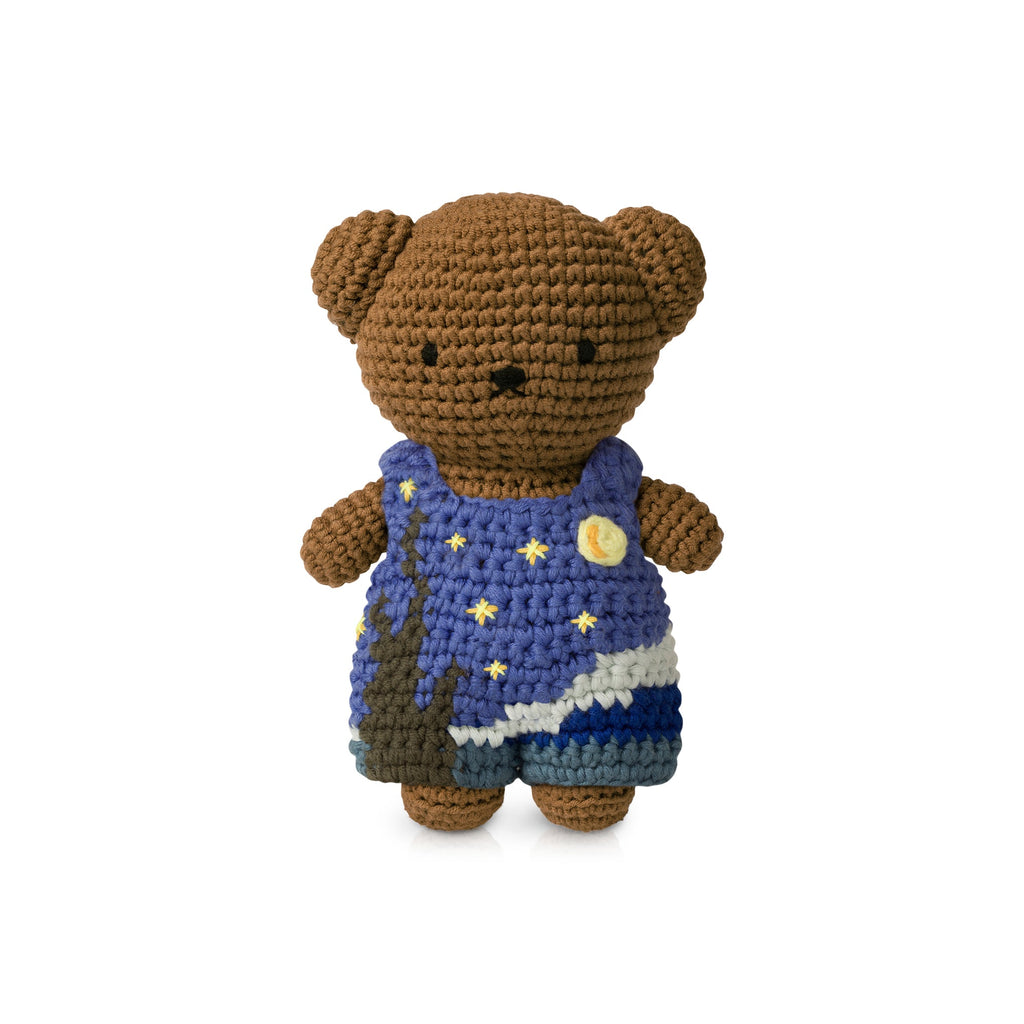Miffy &amp; Friends Crochet Van Gogh The Starry Night Plush Toy - Boris