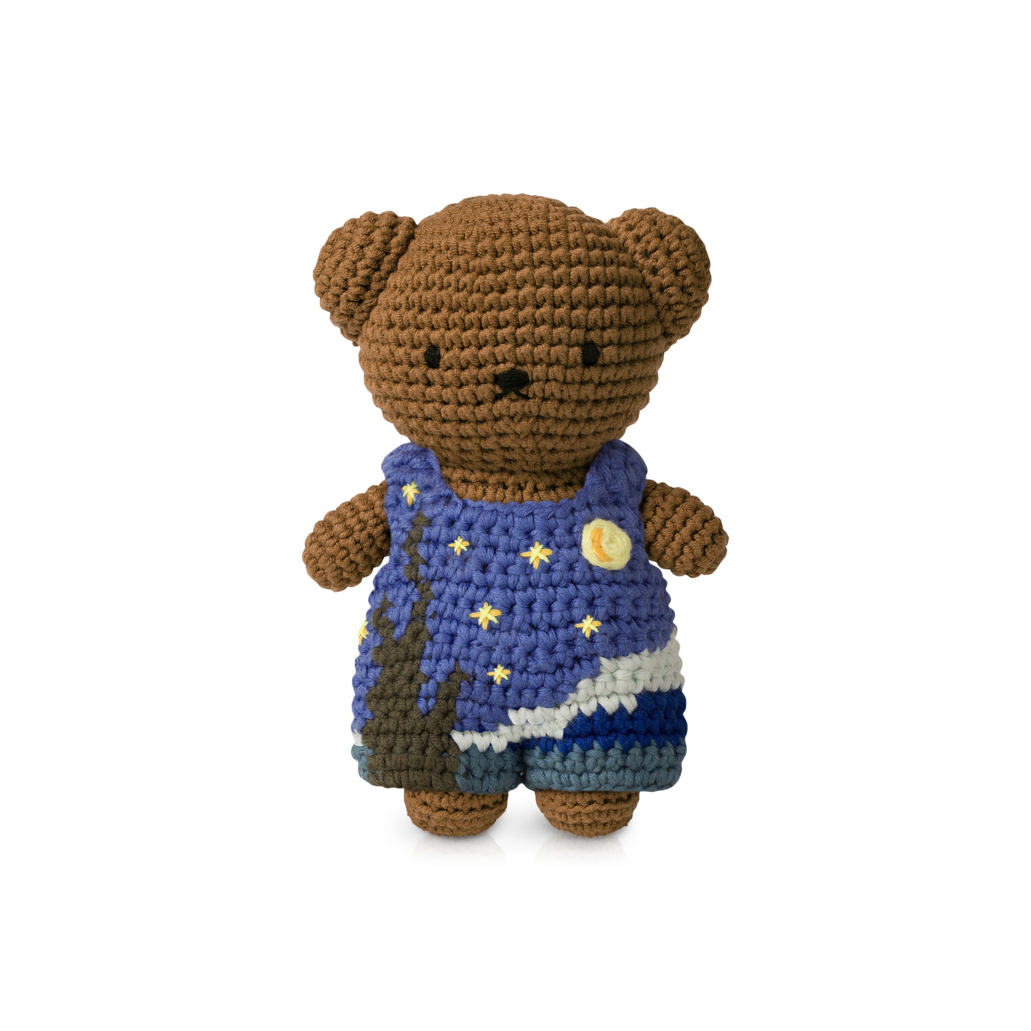 Miffy &amp; Friends Crochet Van Gogh The Starry Night Plush Toy - Boris