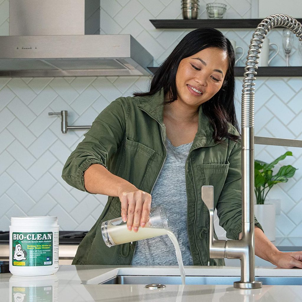 Bio-Clean Natural Drain Cleaner 2lb - Enzyme-Based, Eco-Friendly, 100 Treatments, Safe for Septic Tanks &amp; Grease Traps