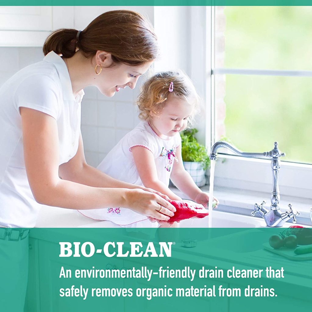 Bio-Clean Natural Drain Cleaner 2lb - Enzyme-Based, Eco-Friendly, 100 Treatments, Safe for Septic Tanks &amp; Grease Traps