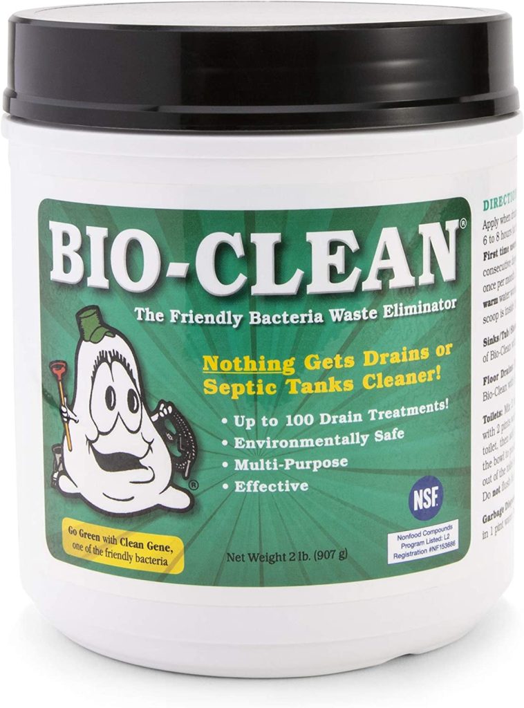 Bio-Clean Natural Drain Cleaner 2lb - Enzyme-Based, Eco-Friendly, 100 Treatments, Safe for Septic Tanks &amp; Grease Traps