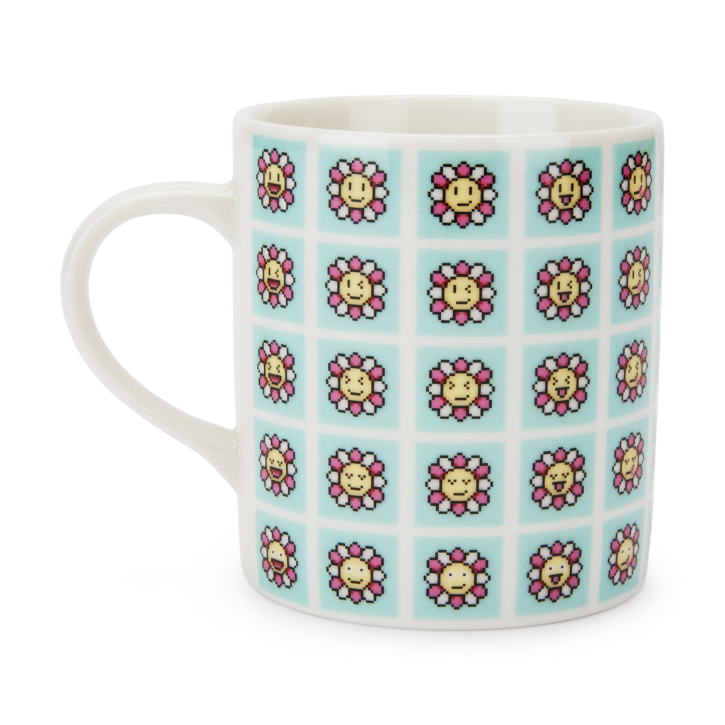 Takashi Murakami Ceramic Flower Mug - Blue