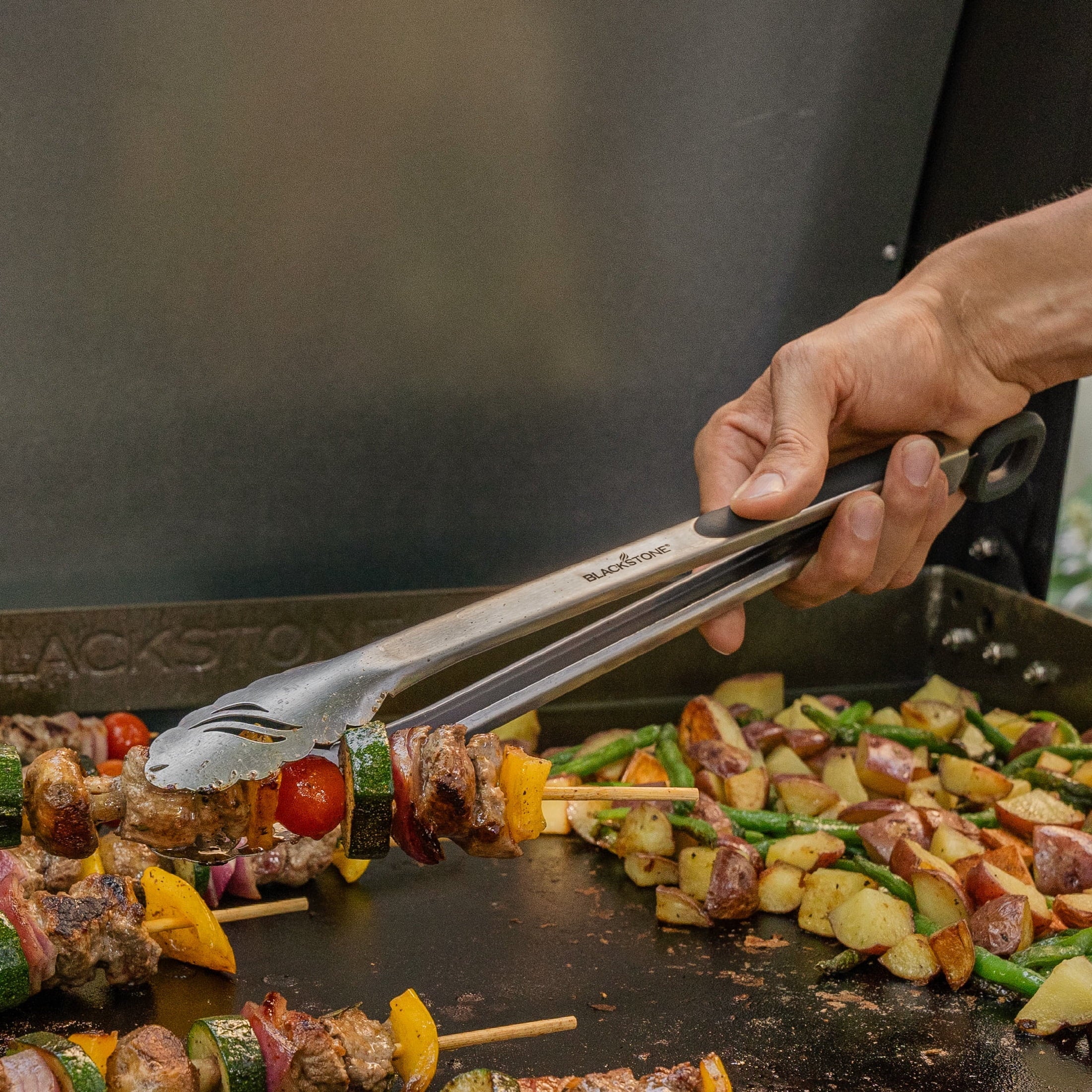 Tongs Silicone Non-Slip Grip Stainless Steel