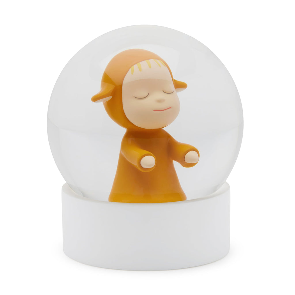 Yoshitomo Nara Little Wanderer Snow Globe - Yellow