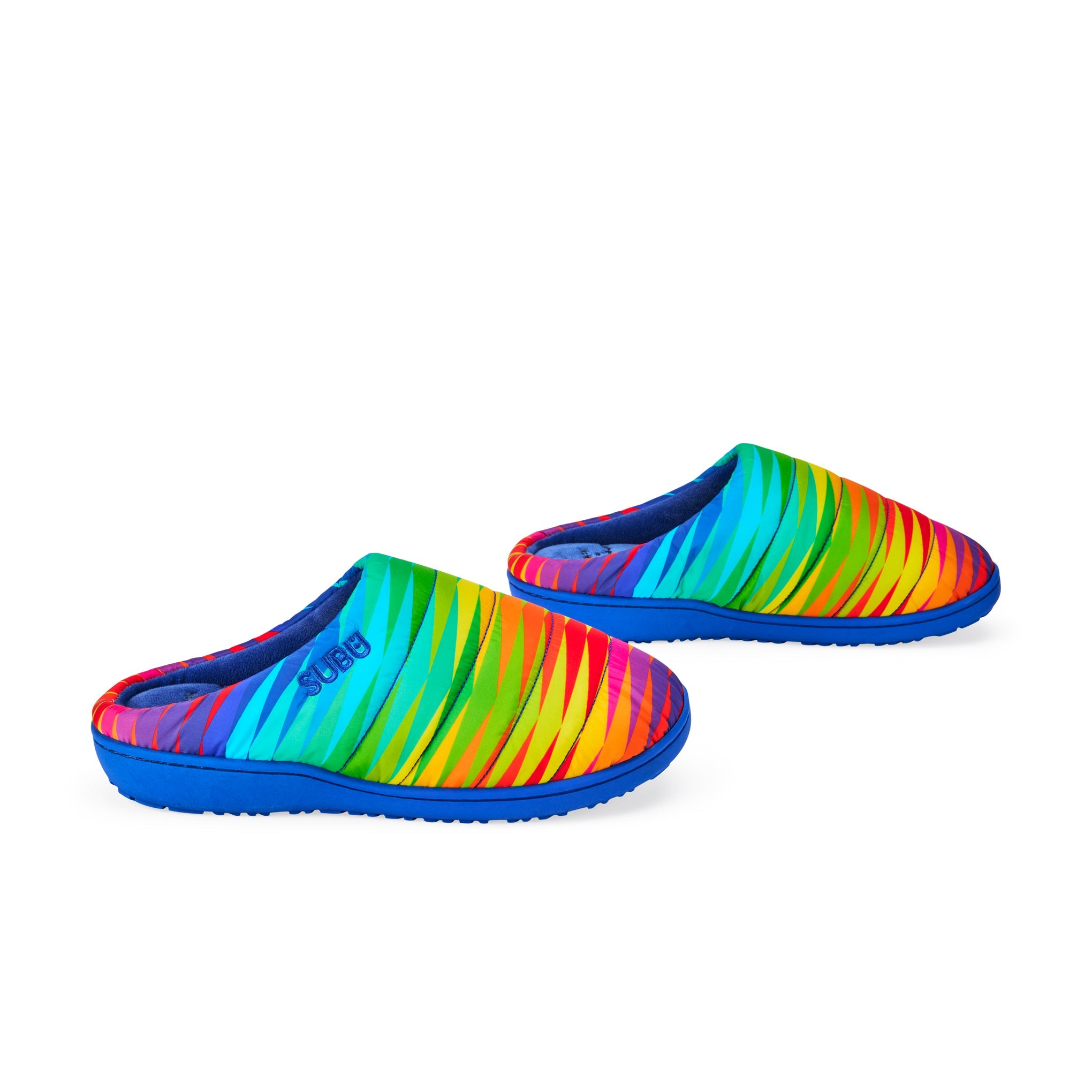 Jeffrey Gibson for MoMA Subu Slippers - Chevron Spectrum