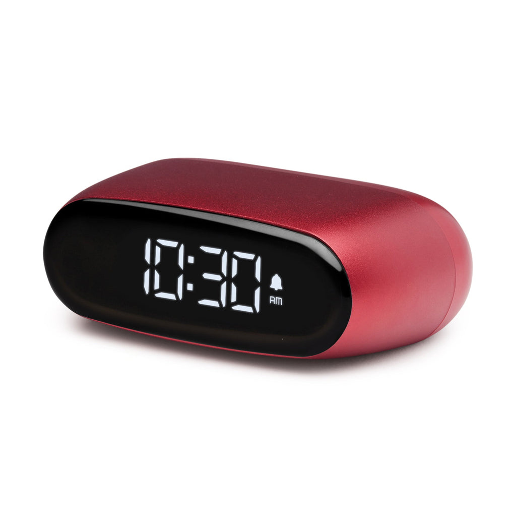 Lexon Minut Alarm Clock - Red