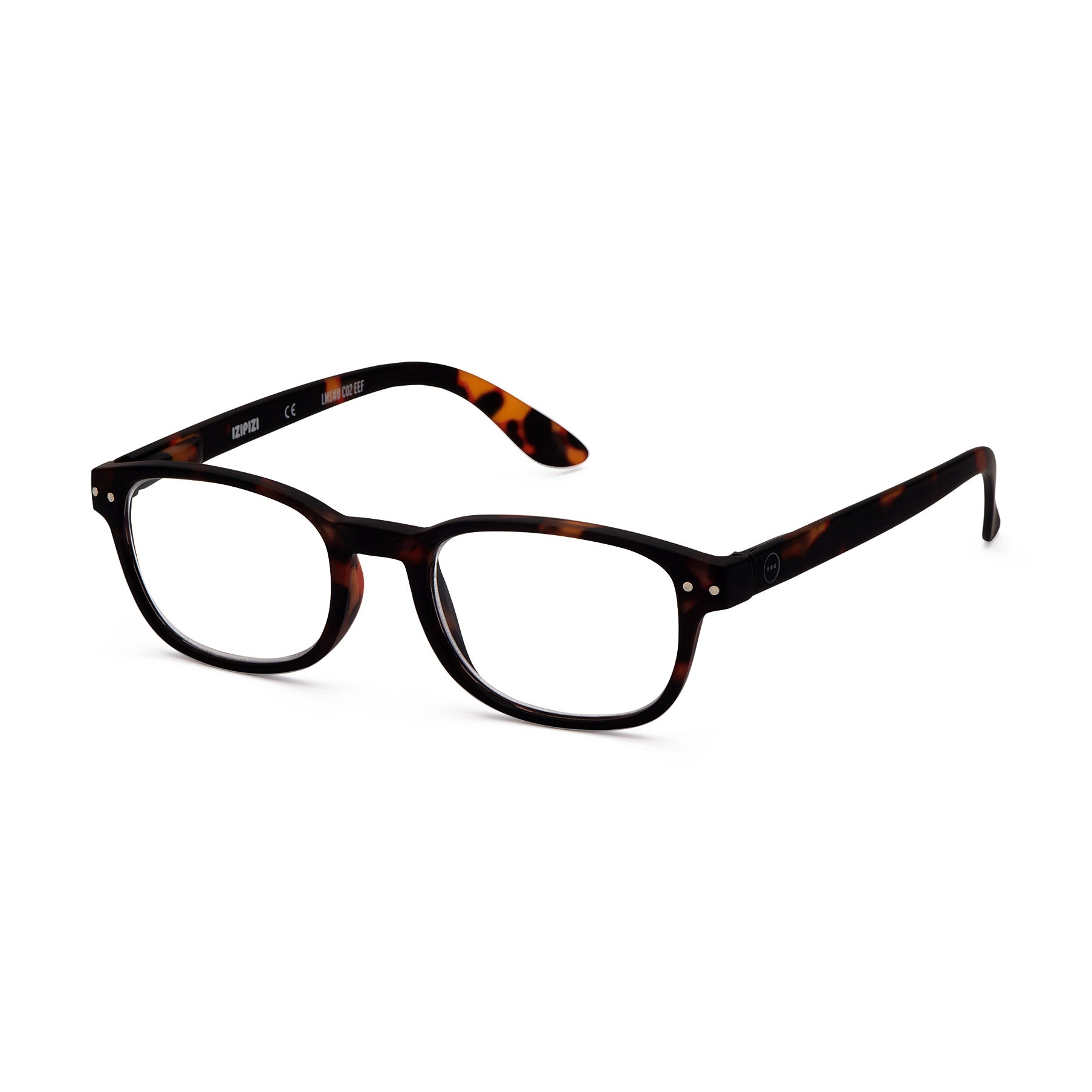 IZIPIZI Rectangular Reading Glasses #B - Black