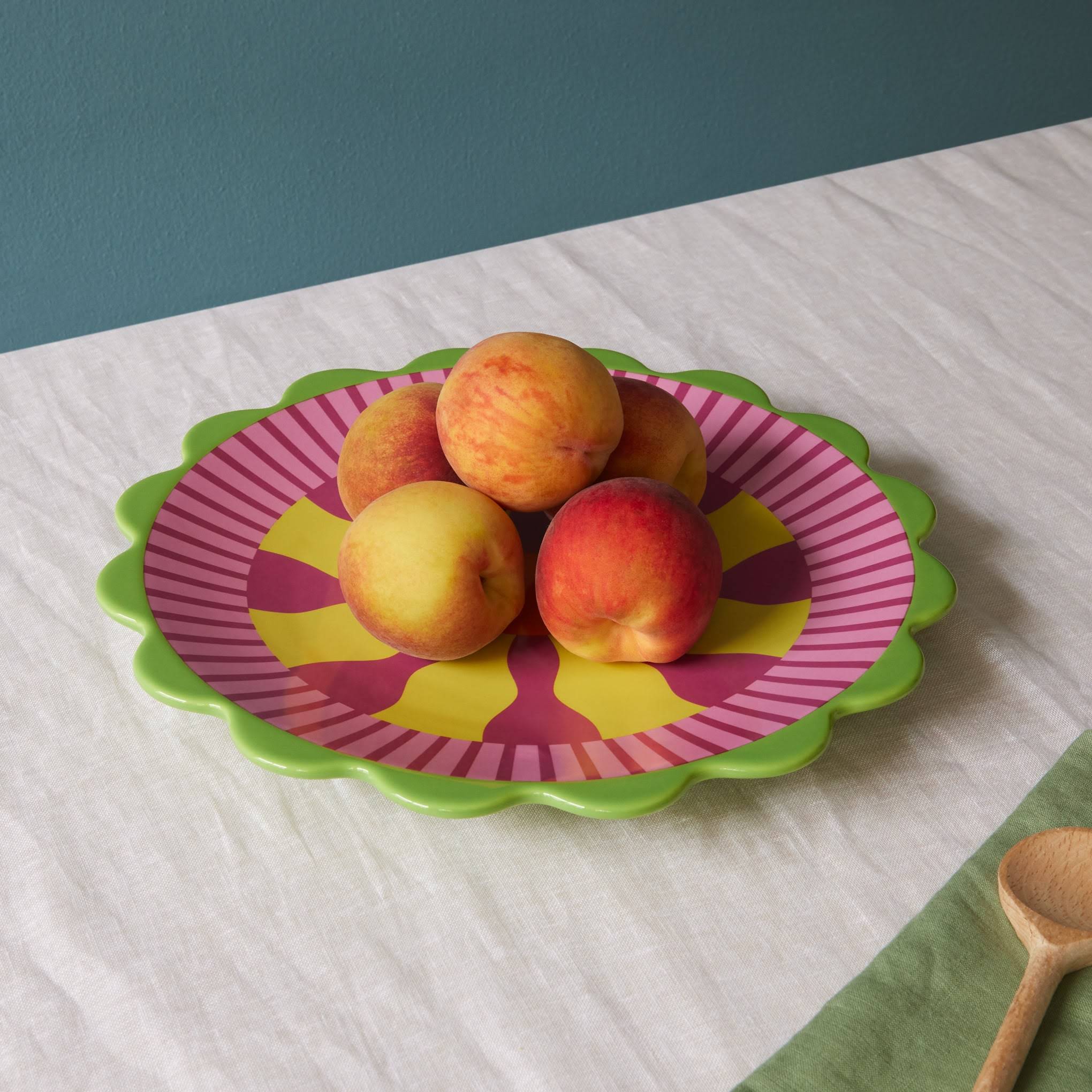 Oorun Didun Ceramic Serving Platter by Yinka Ilori