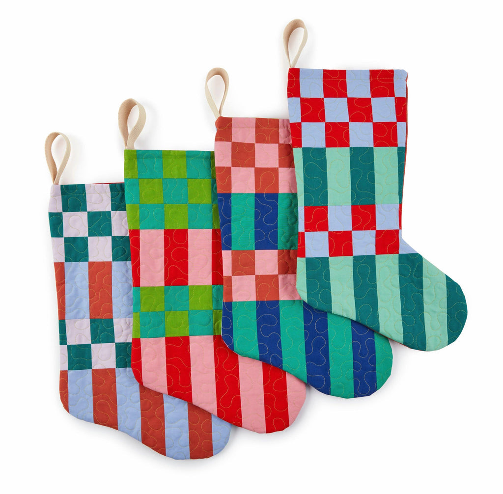 Hand-Quilted Christmas Stocking - 1