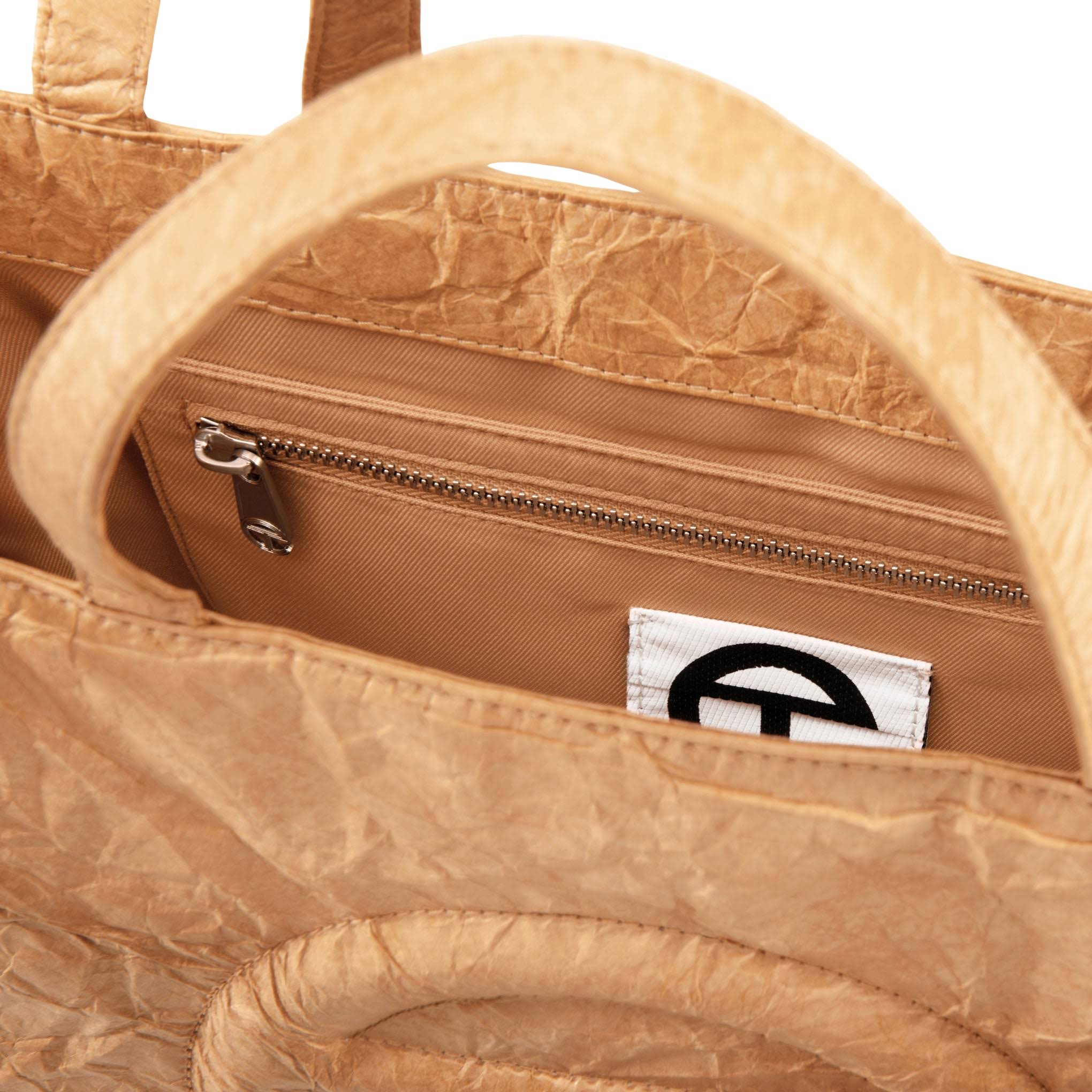 Telfar Tyvek Shopping Bag - Brown