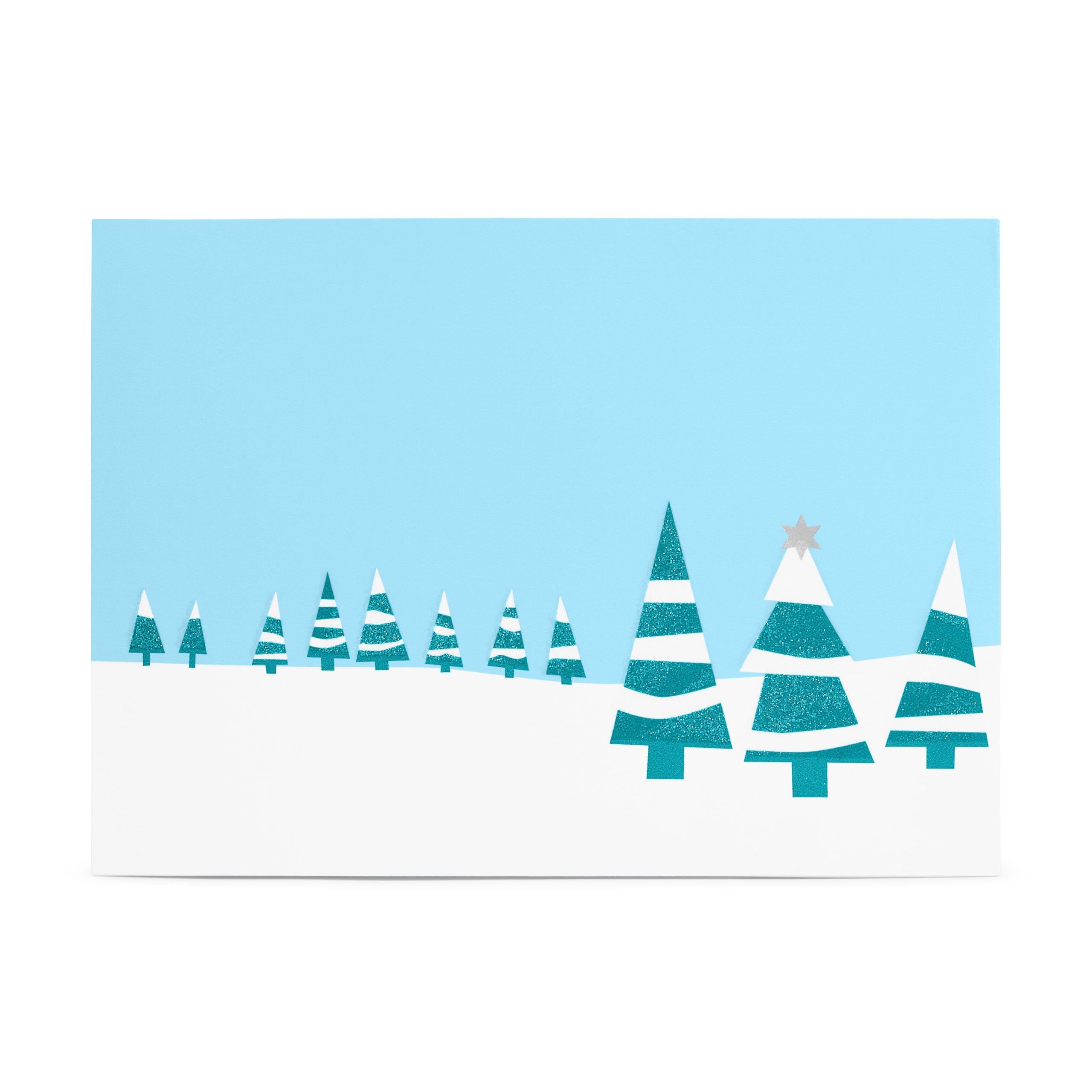 Winter Spruce Holiday Pop-Up Cards - Set of 8