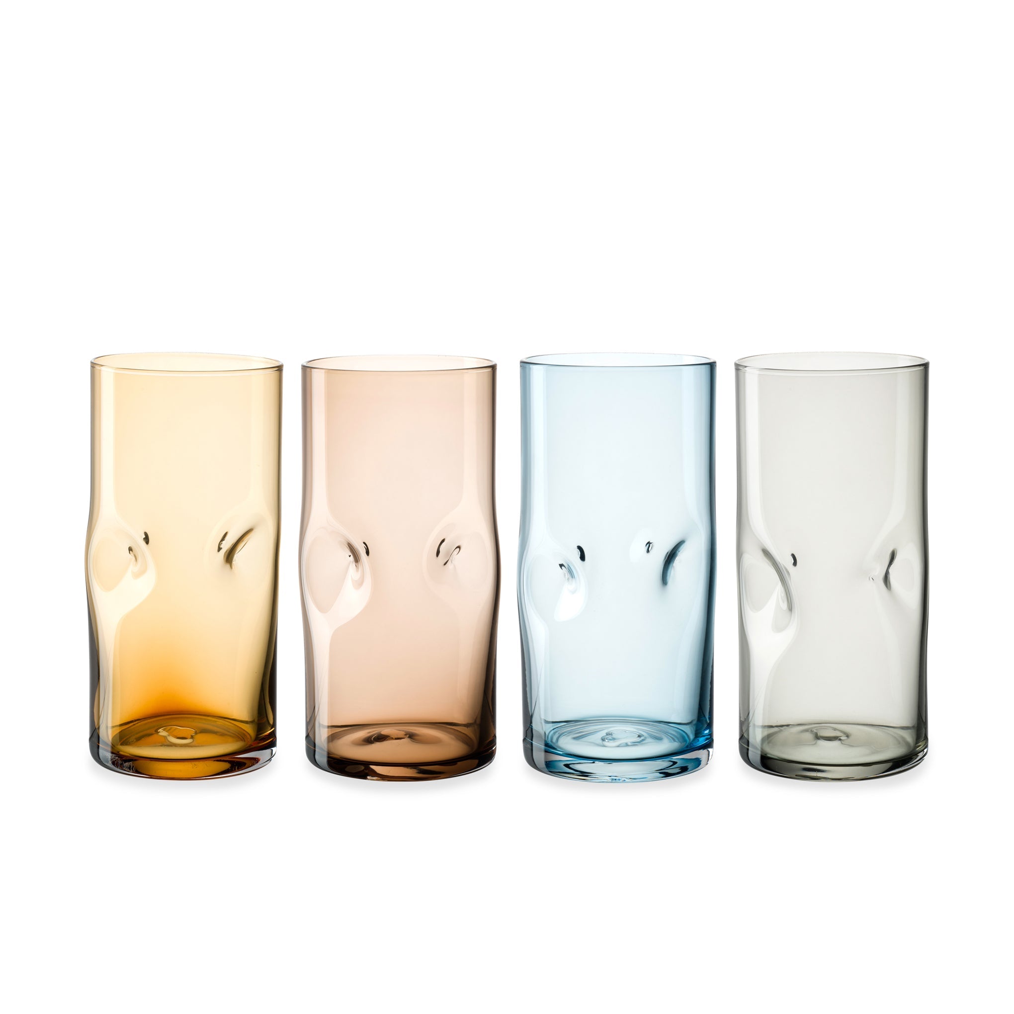 Vesuvio Colored Glassware - Set of 4