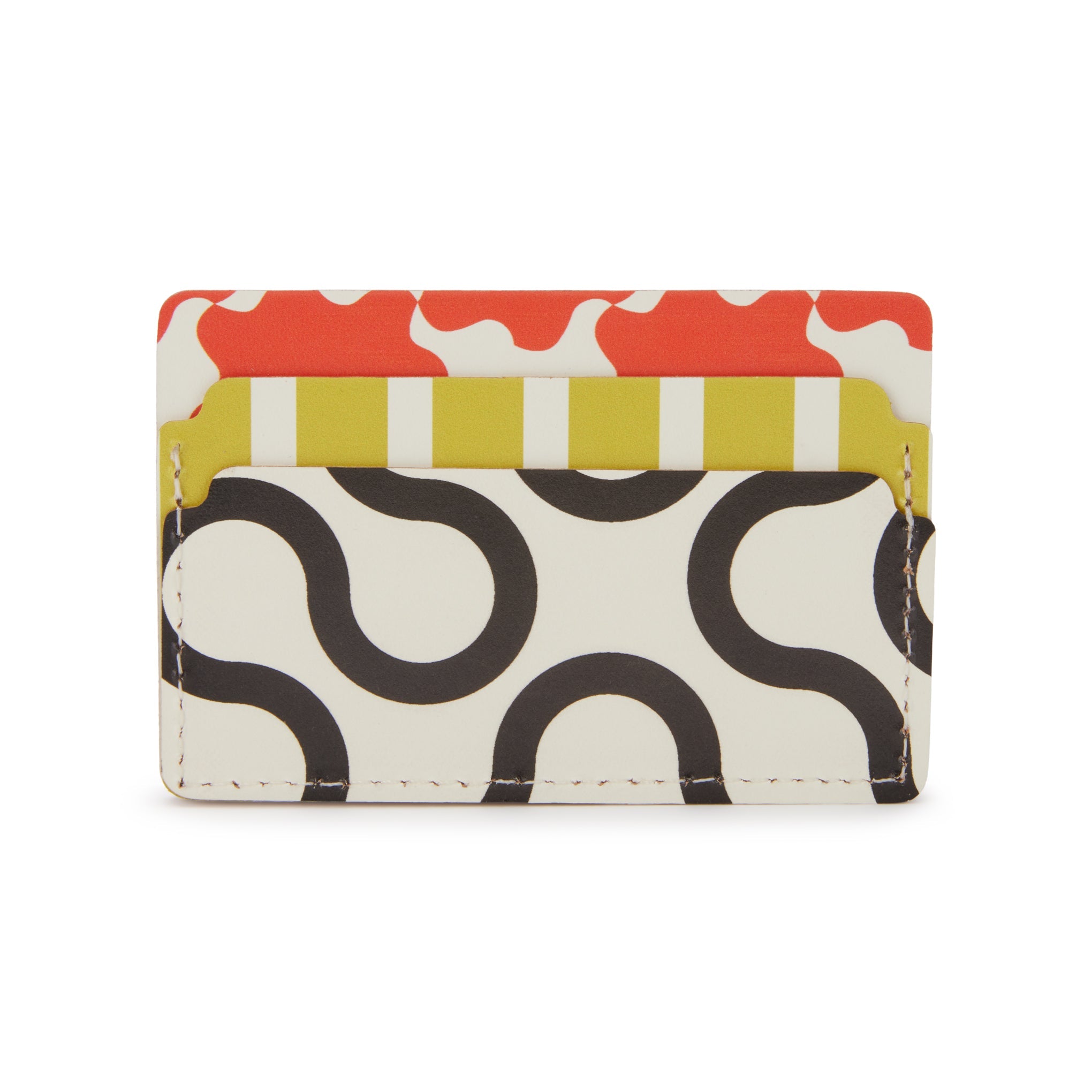 Dusen Dusen Recycled Leather Card Holder - Arc