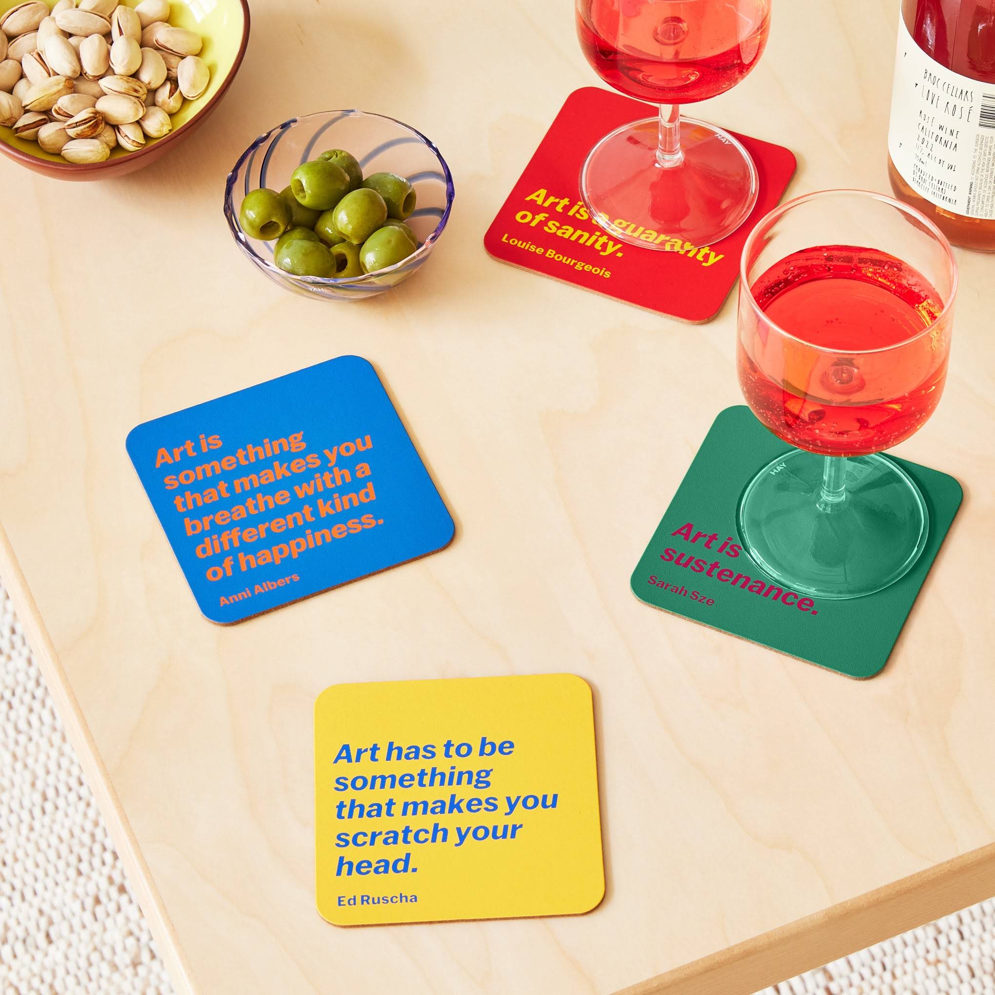 MoMA Artist Quote Coaster - Anni Albers