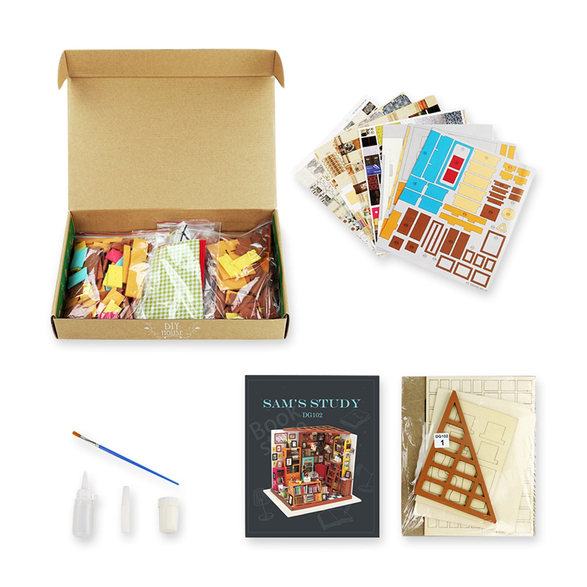 Rolife DIY Miniature Kit - Library