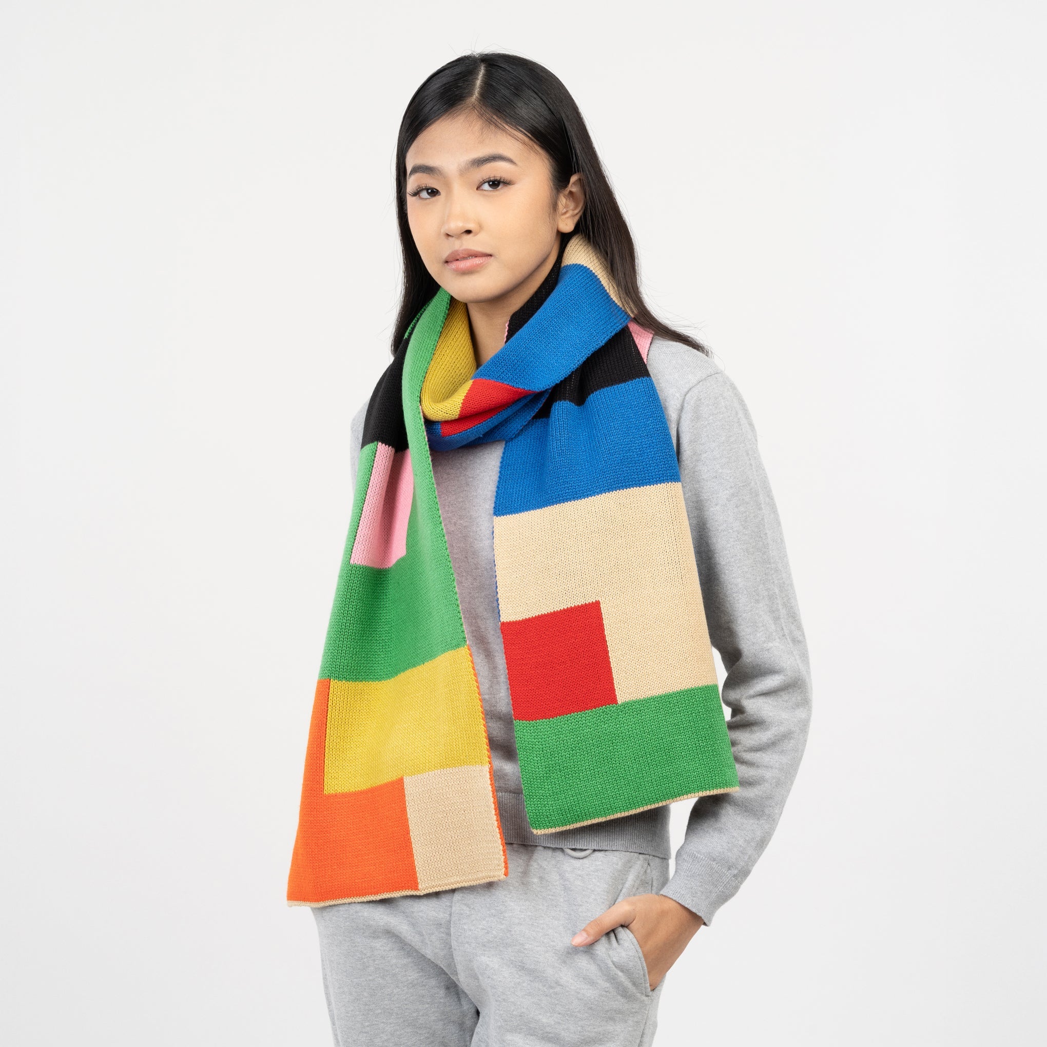 Verloop Oversized Brickwork Scarf