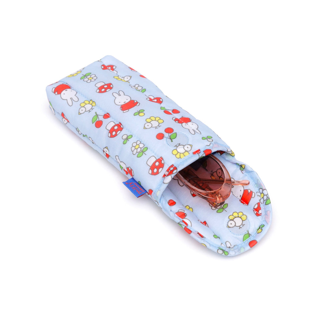 Miffy Baggu Puffy Recycled Nylon Eyeglasses Case