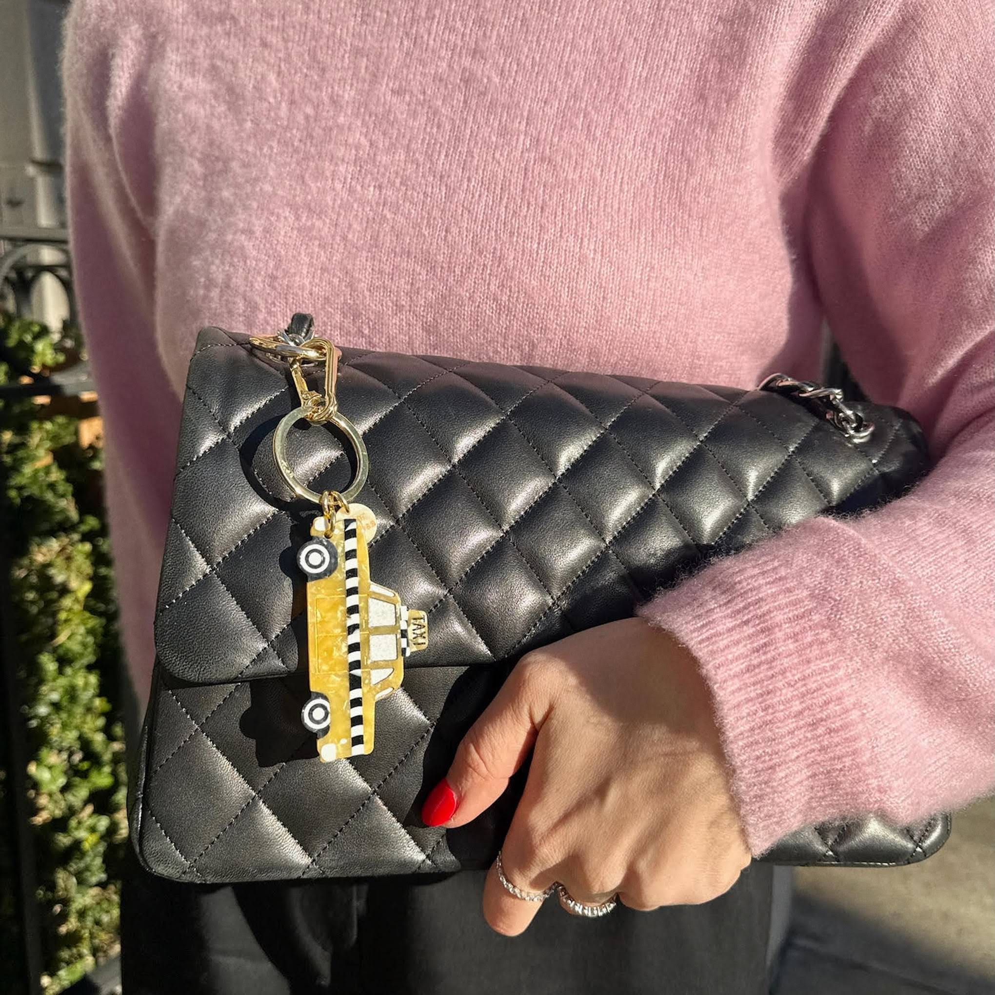 Solar Eclipse Keyring Bag Charm - Taxi