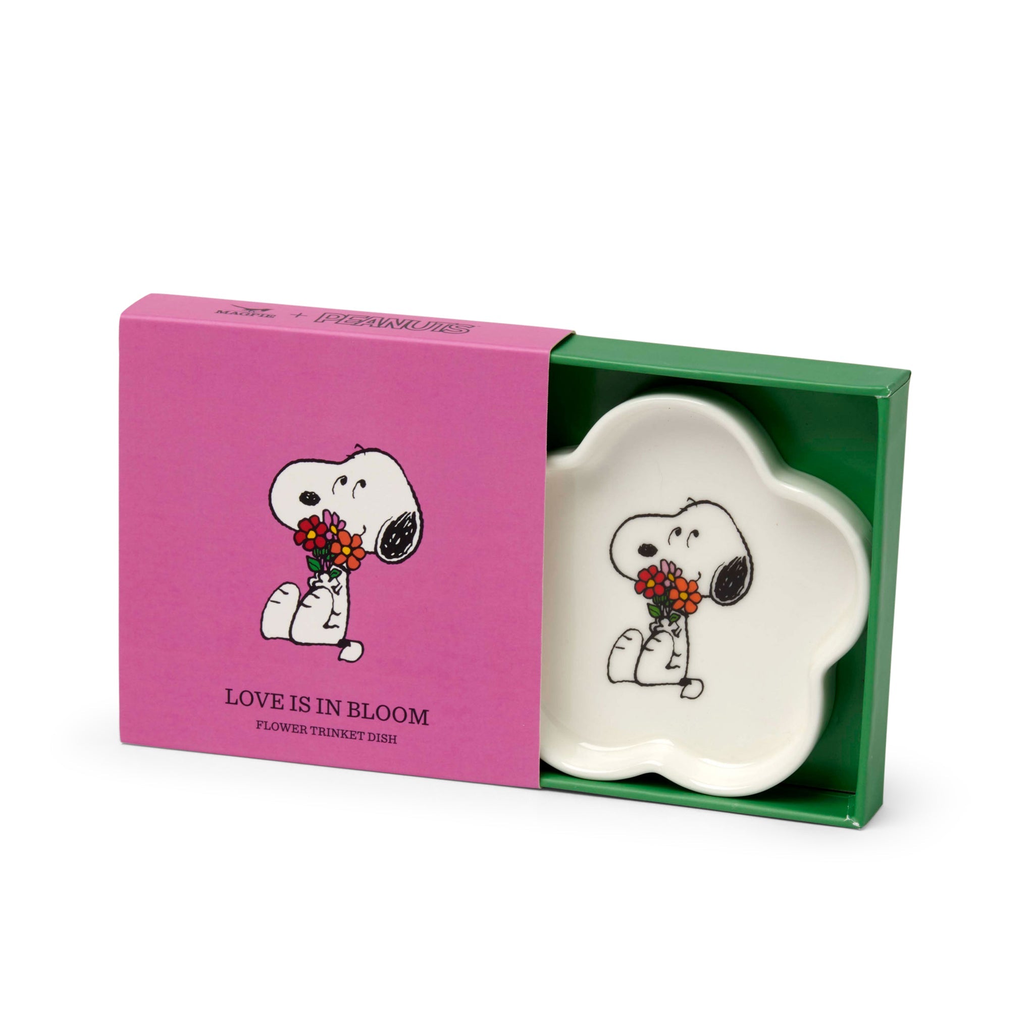 Peanuts Stoneware Dish - Flower