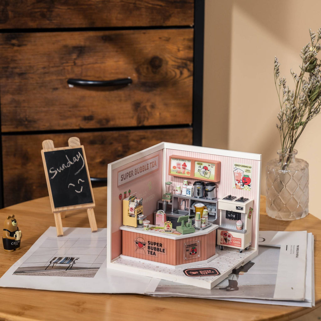 Rolife Super Stores DIY Kits - Bubble Tea Shop