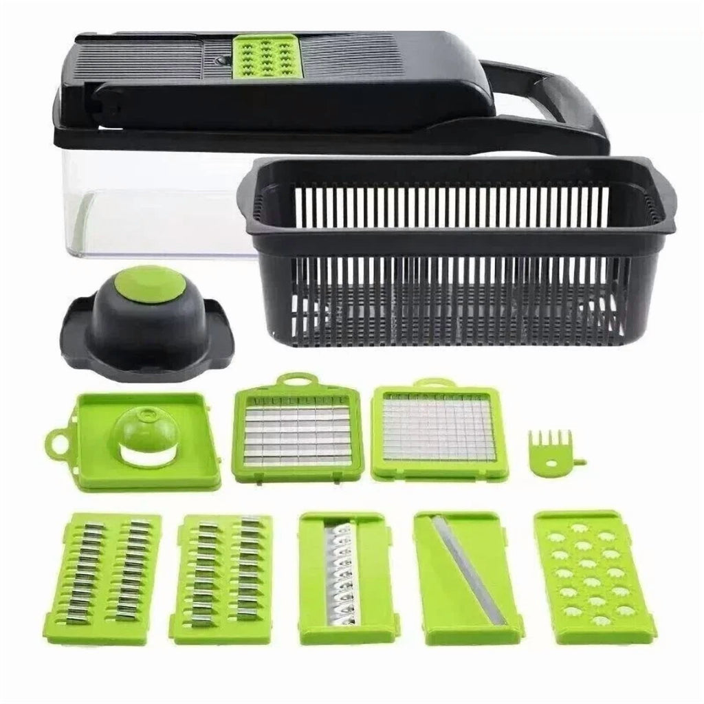 14 In 1 Vegetable Fruit Chopper Cutter Food Onion Veggie Dicer Slicer Kitchen ?