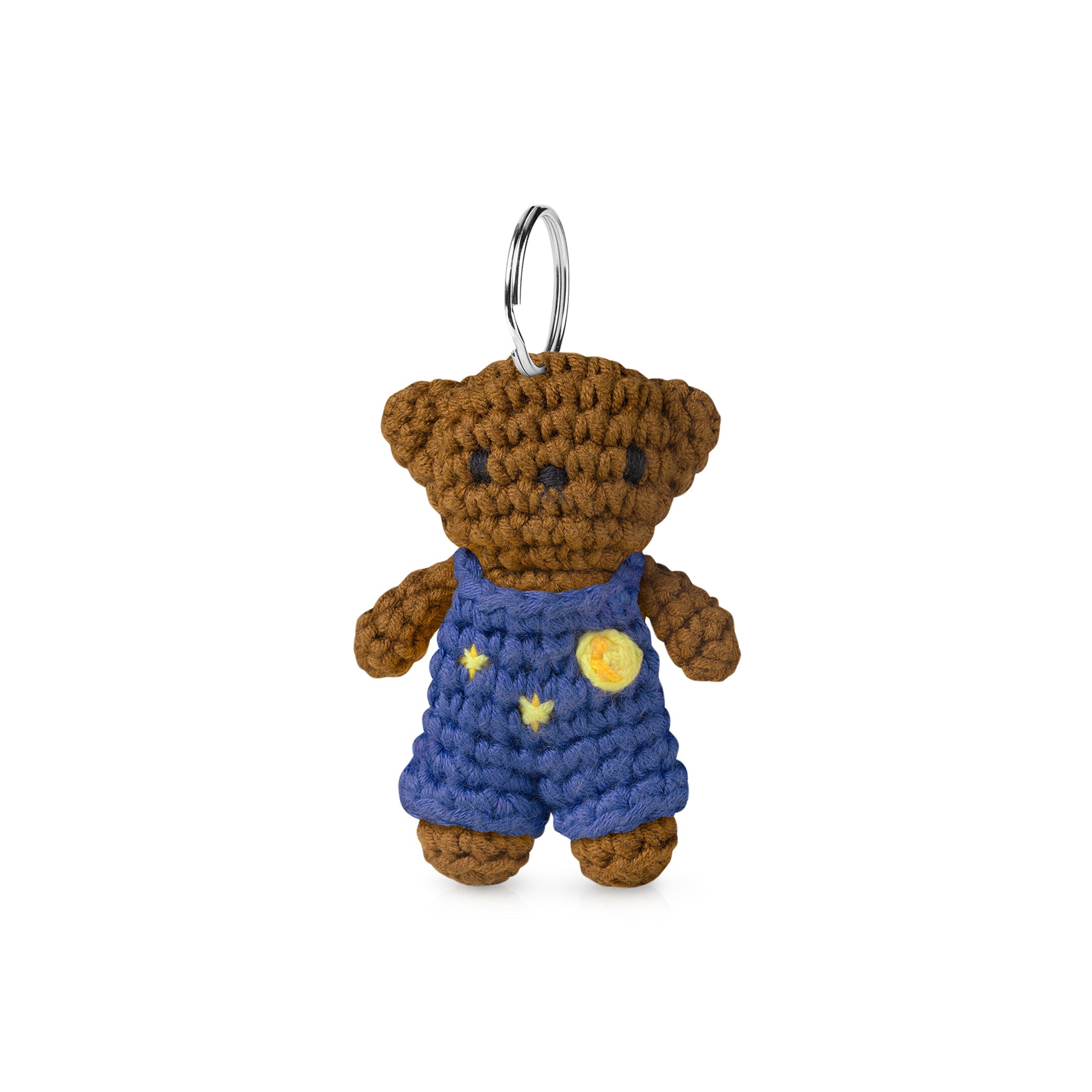 Miffy &amp; Friends Crocheted Van Gogh The Starry Night Keychain - Boris