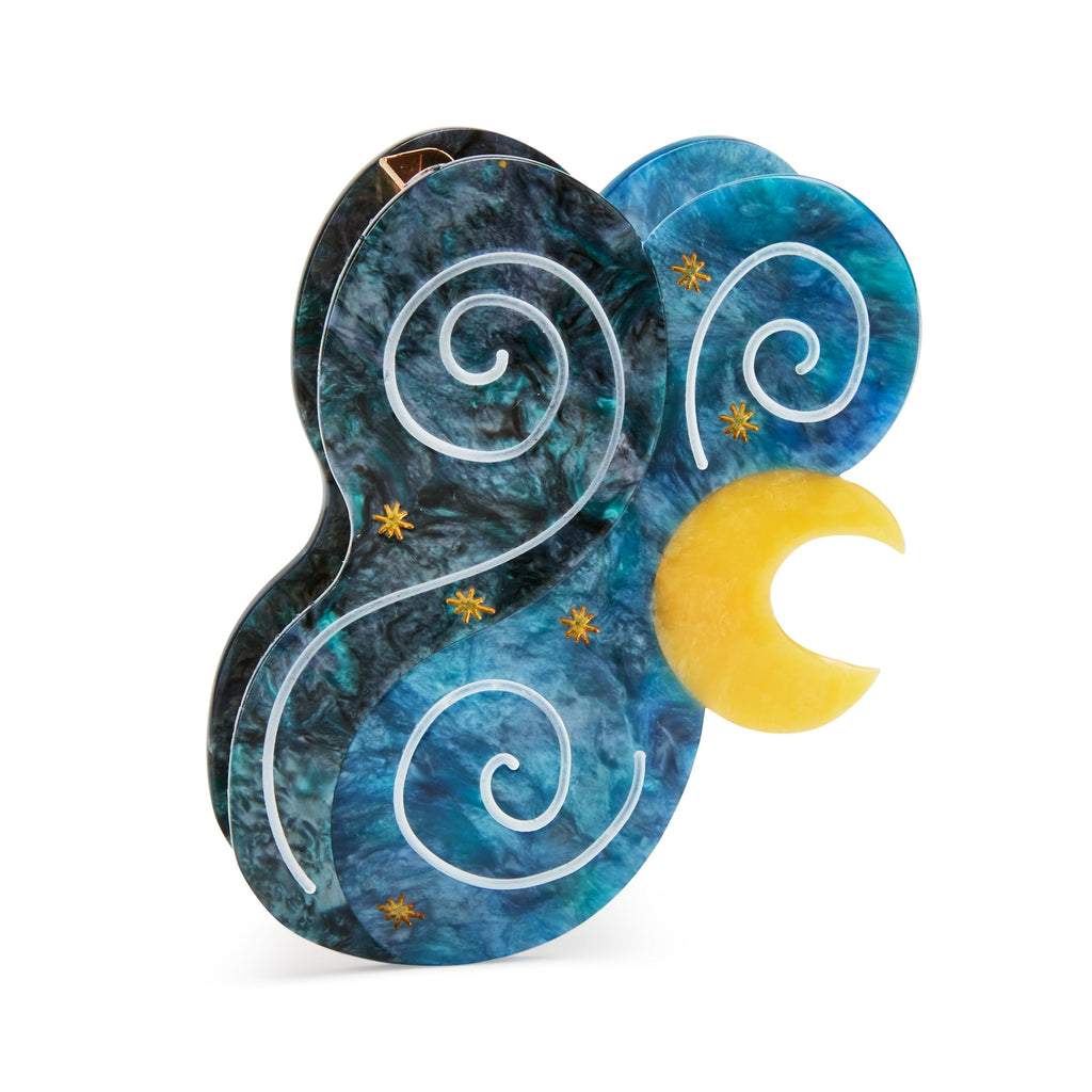MoMA Solar Eclipse Starry Night Hair Clip
