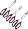18/8(304) Stainless Steel Tongs With Plastic Silicone Kitchen Food Baking Bread Clamp BBQ Grilling Ba...
