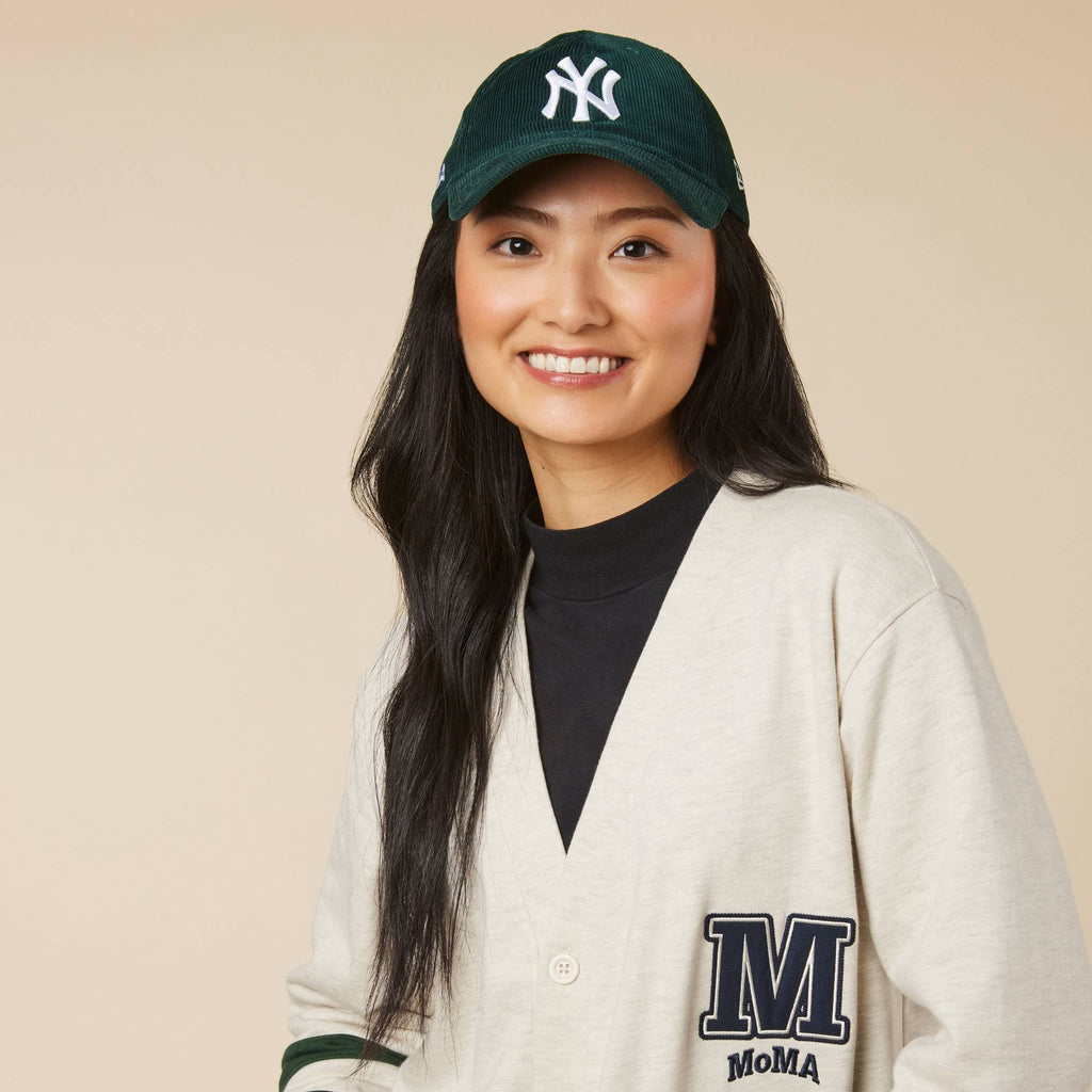 MoMA NY Yankees 9TWENTY Corduroy Adjustable Baseball Cap - Green